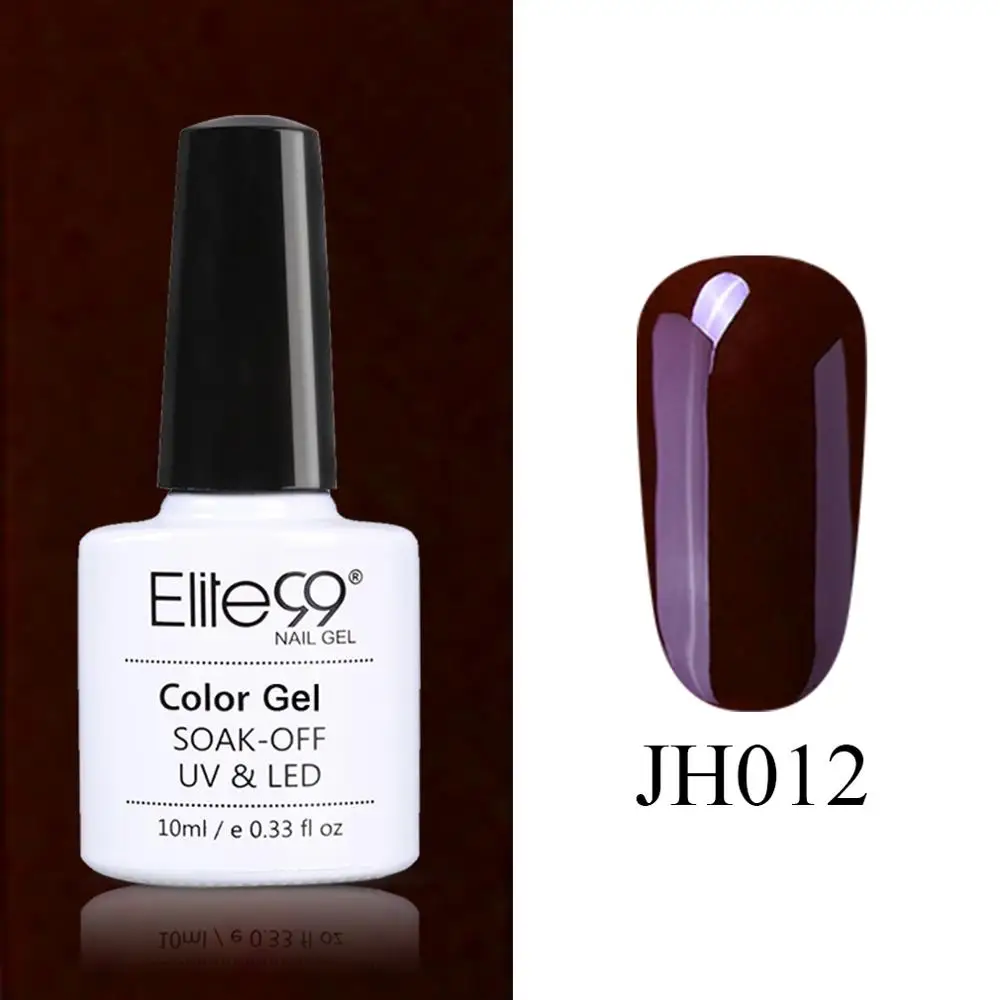 JH012 Elite99 винно-красный гель лак для ногтей гель лак Полупостоянный замочить от дизайна ногтей Маникюр УФ гелевое покрытие для ногтей лак - Цвет: JH012