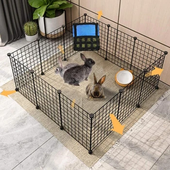 

Small Animal Hay Bag Rabbit Hanging Feeder Hamster Food Carrier Storage Tote Bag