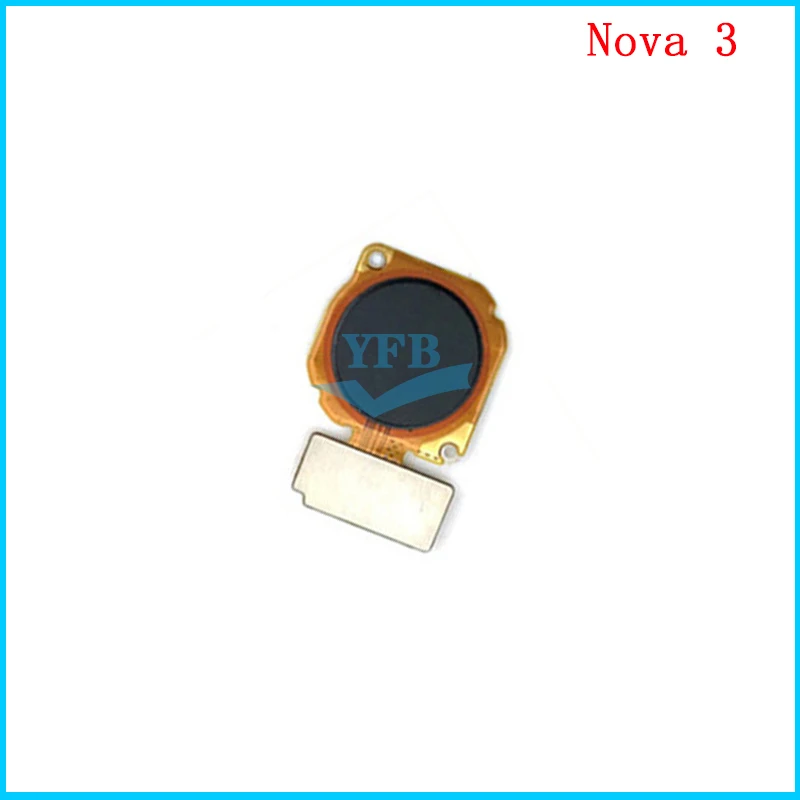 10 шт. датчик отпечатков пальцев ключ Главная кнопка гибкий кабель Touch ID для huawei Nova 3