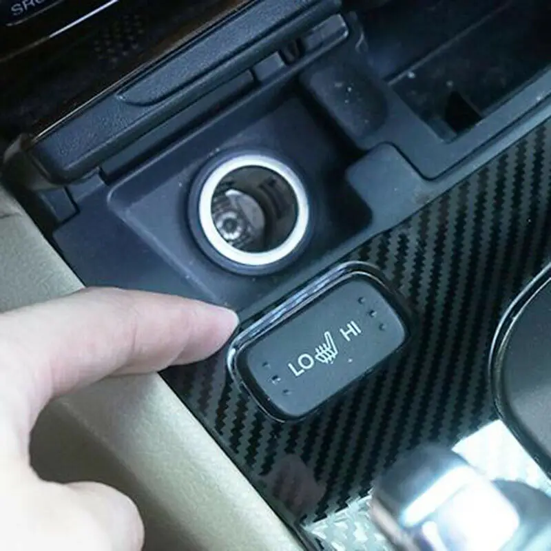 Подходит для Honda Accord 2008 2009 2010 2011 2012 углеродное волокно внутренняя коробка переключения передач панель Крышка