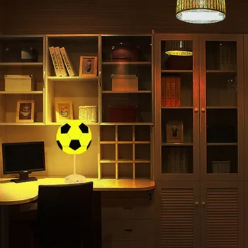 

Football Night Light Diy Lamps Bedroom Bedside Ball Light Usb Changing Colorful Led Night Lights Home Decoration Table Lamp