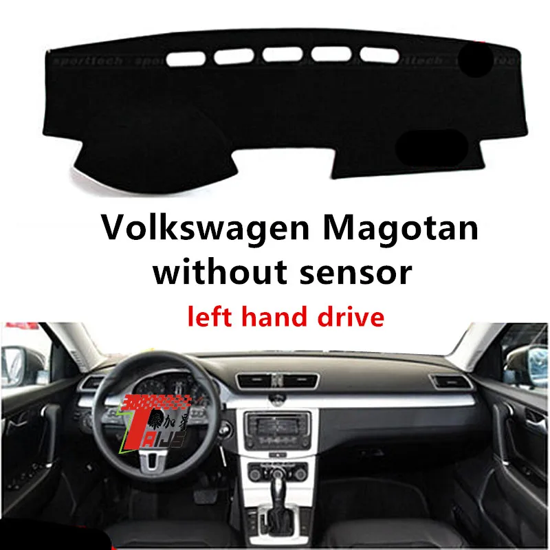 Taijs левосторонняя накладка приборной панели автомобиля для Volkswagen Magotan без датчика Горячая коврик для приборной панели автомобиля для Magotan