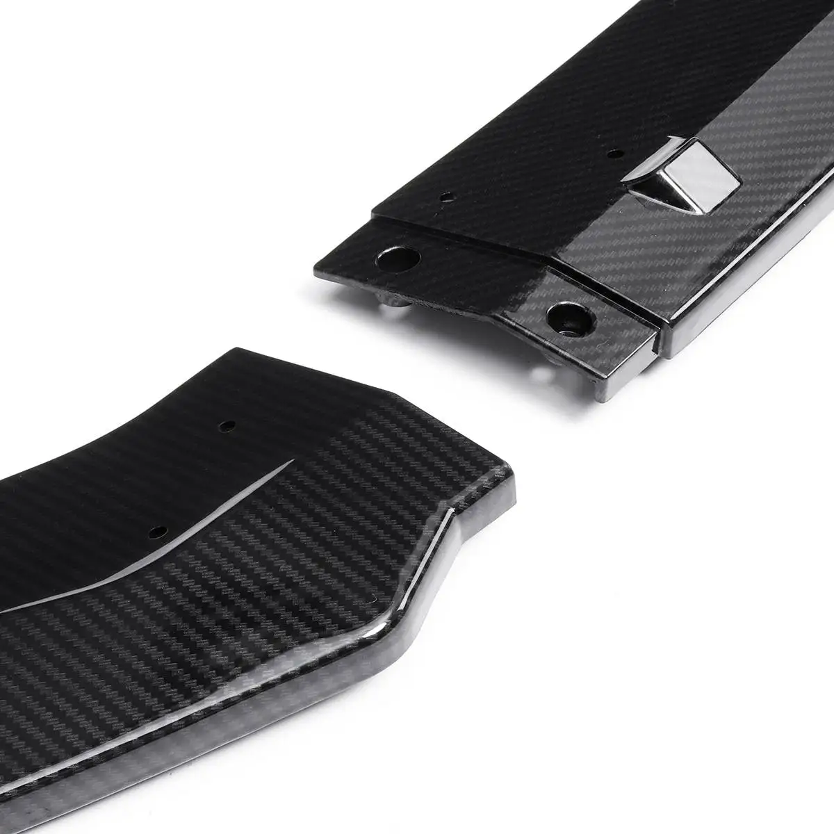 3 Piece Car Front Bumper Lip Spoiler Splitter Lip Diffuser Protection Body Kits Fits For Honda For Accord 4Dr Model 2018-2019