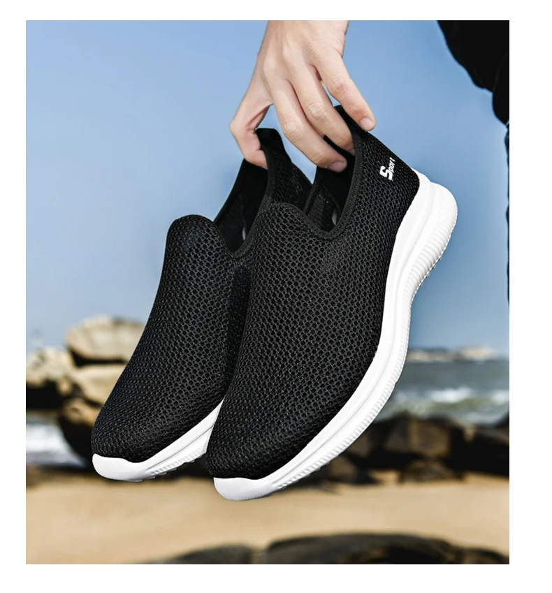 2021 New Shoes Men Loafers Light Walking Breathable Summer Comfortable Casual Shoes Men Sneakers Zapatillas Hombre Plus Couple