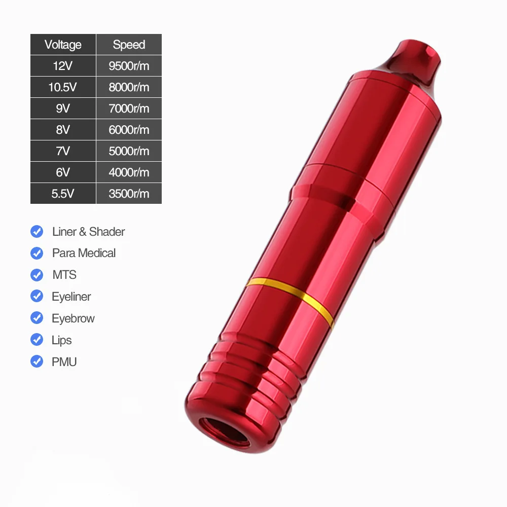 Роторная татуировка машина перманентное косметическое Устройство мотор пистолет тело искусство оборудование для шейдера набор татуировки устройство для микроблейдинга