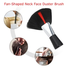 Щетка для стрижки волос Fan-Shaped щетка для волос мягкая для шеи Duster лицо метелка парикмахерские инструменты продукты щетка для волос