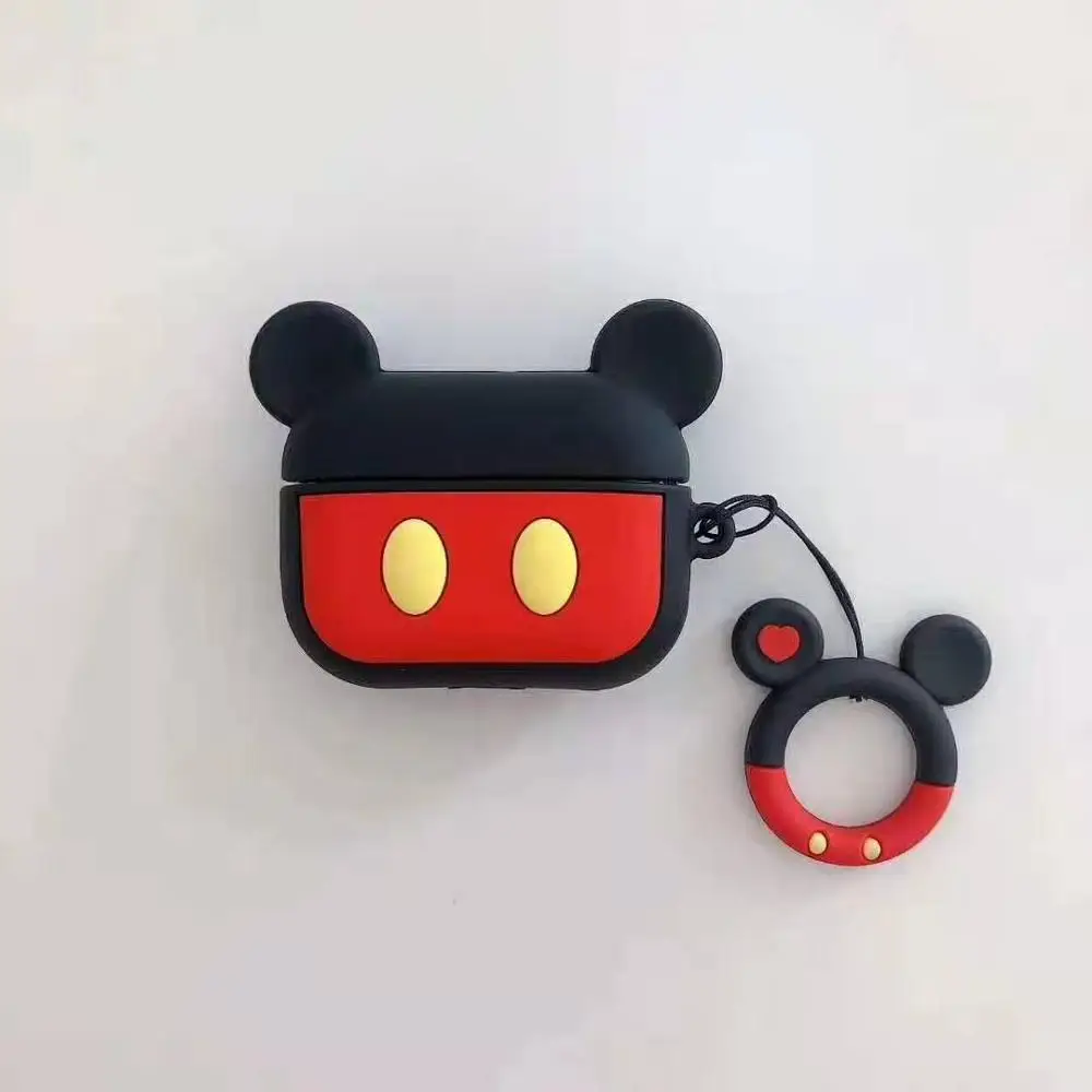Mickey 02 Для Apple AirPods Pro Чехол 3D мультфильм пух медведь поросенок силиконовый чехол для AirPods Pro защитный чехол для наушников - Цвет: Mickey 02