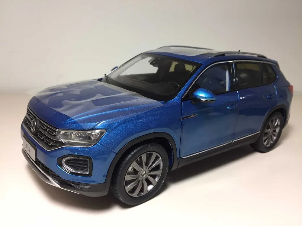 1:18 литье под давлением модель для Volkswagen VW TAYRON 2019 SUV Игрушечная машина из сплава миниатюрная коллекция подарки