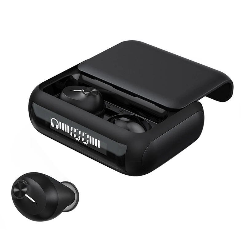 HM70 Bluetooth Headset TWS Bluetooth 5 0 Sports Stereo Wireless Bluetooth Headset with LED Digital Display Charging Box