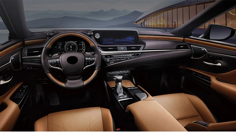 Для LEXUS ES противоскользящими резиновыми подставки под стакан дверной коврик ES200 ES260 ES300H модифицированные аксессуары для стайлинга автомобилей Стикеры