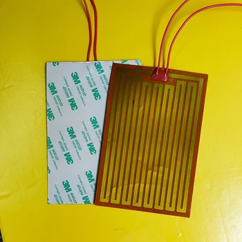 

150X100mm PI Polyimide Heating Film Heating Sheet Auxiliary Heater 24V30W 90 Degrees