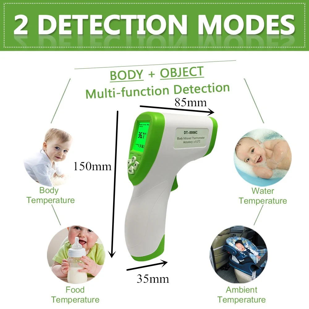 baby thermometer цифровой термометр инфракрасный Детский Взрослый лоб бесконтактный инфракрасный Termometro с ЖК-подсветкой Termometr termometro digital термометр цифровой градусник для тела инфракрасный термометр