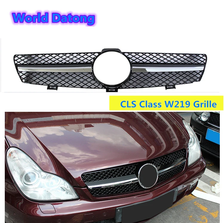 AMG стиль W219 передний бампер сетка решетка гриль для Mercedes Benz CLS класс CLS500 SLS600 2005