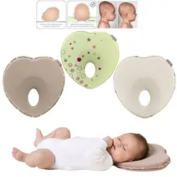 Almohada antivuelco para bebé recién nacido, soporte plano para la cabeza, cuello, prevención, cuna