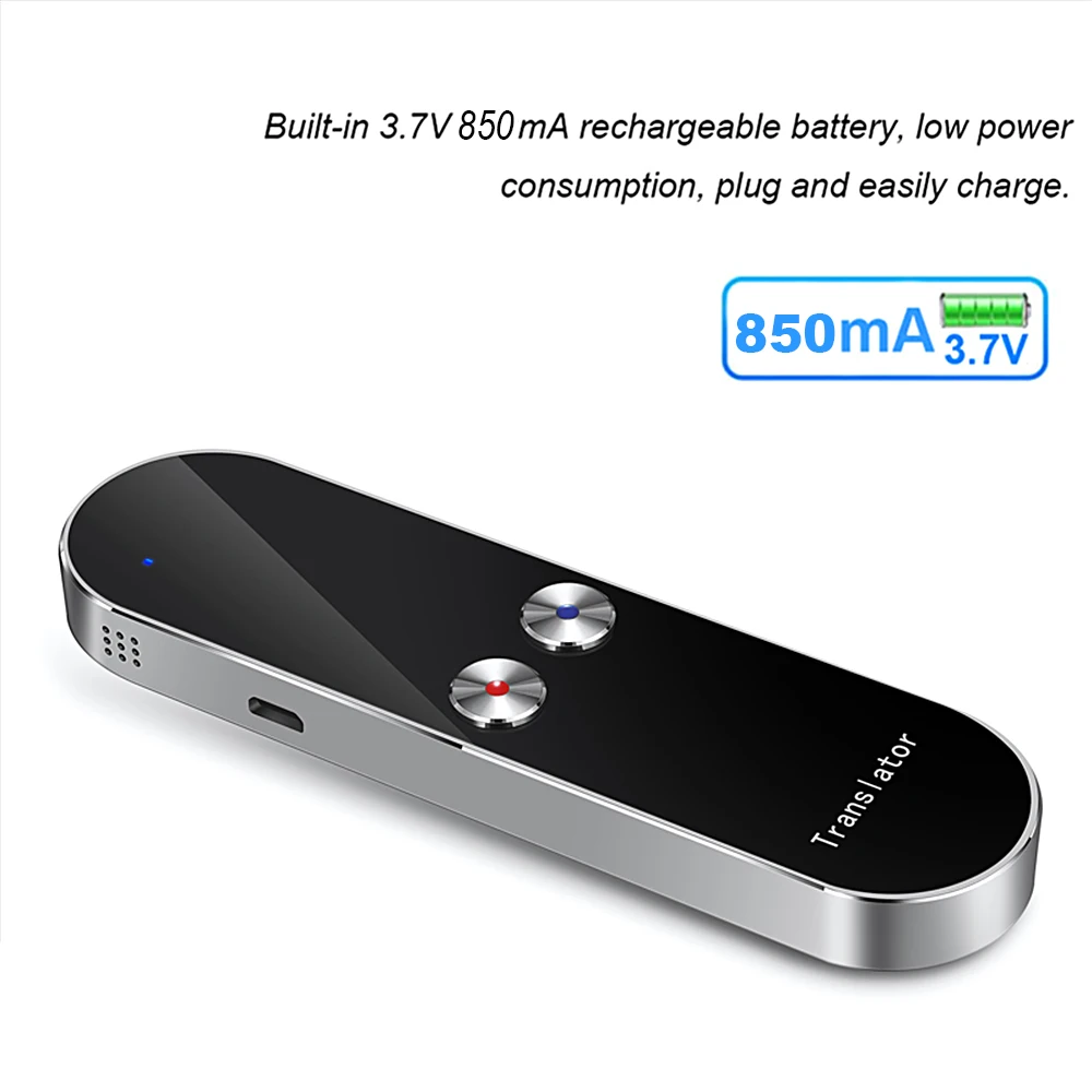 Новое поступление Smart Instant в режиме реального времени Voice 60+ переводчик языка s переводчик на английском языке устройство для перевода