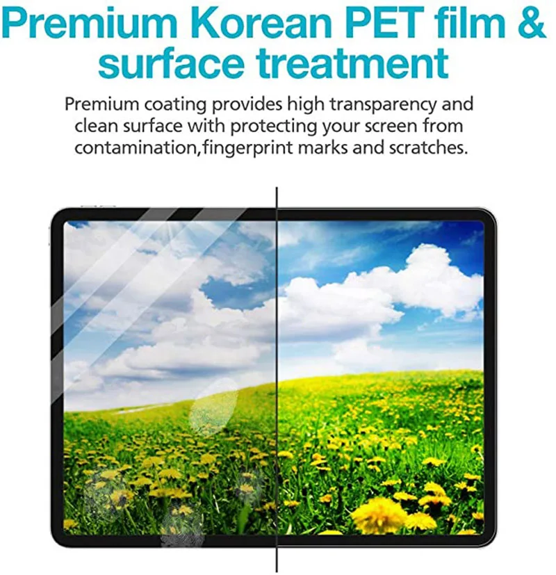 Enhanced Tablet Screen Protector - Premium PET Film