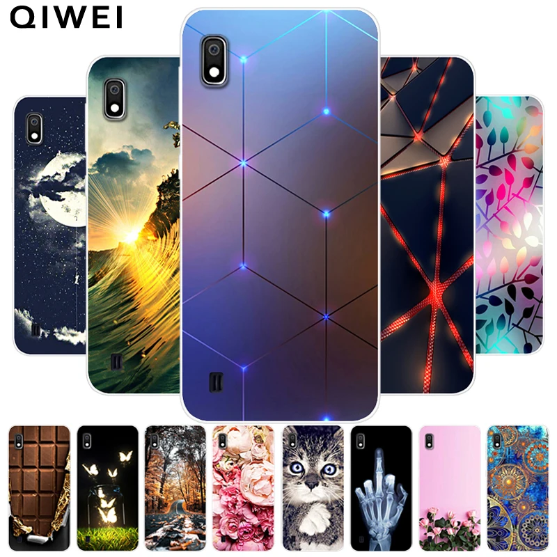 Чехол для Samsung Galaxy A10 милый силиконовый мягкий чехол из ТПУ с принтом задняя