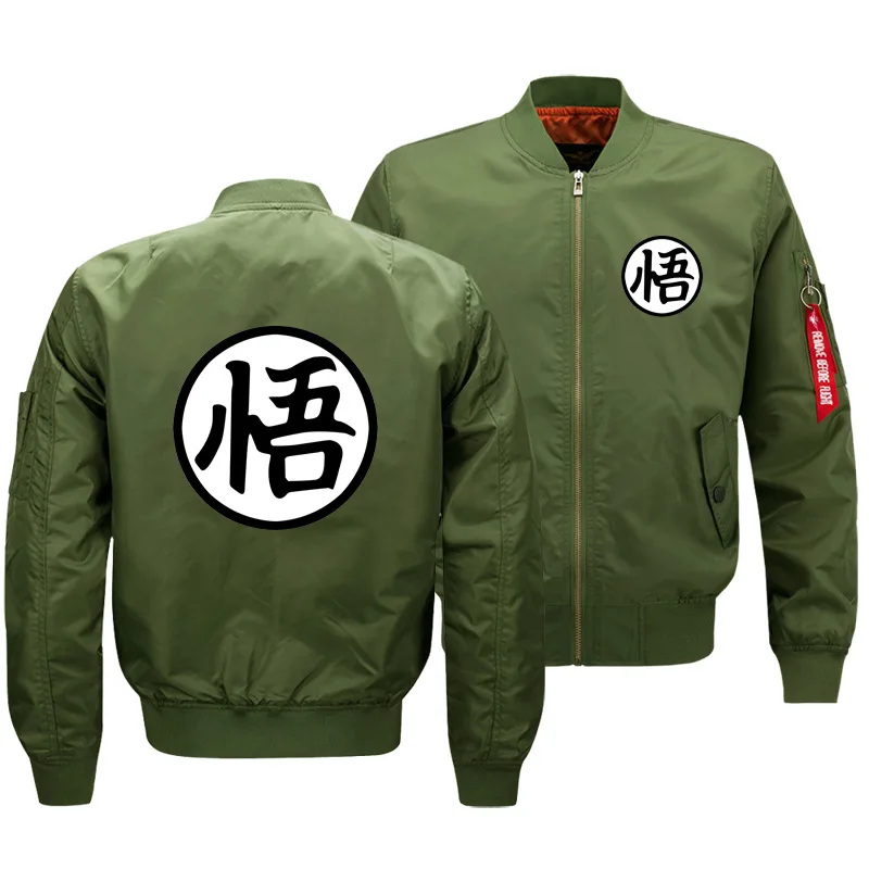 

2018 Autumn New Style Casual Jacket MEN'S Coat Air Force One Pilots Jacket Dragon Ball Goku