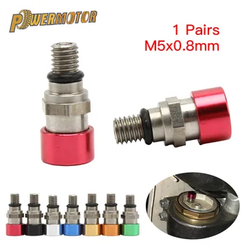 

M5x0.8mm Fork Air Bleeder Relief Valve For Honda CR 80 85 125 250 500 CRF 250R 250X 450R 450X 250RX For Kawasaki Yamaha Suzuki