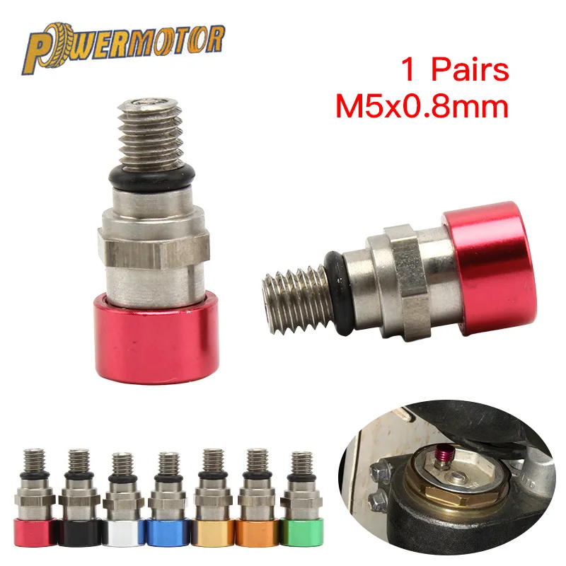 Клапан сброса воздуха для вилки M5x0.8mm Honda CR 80 85 125 250 500 CRF 250R 250X 450R 450X 250RX Kawasaki Yamaha Suzuki |