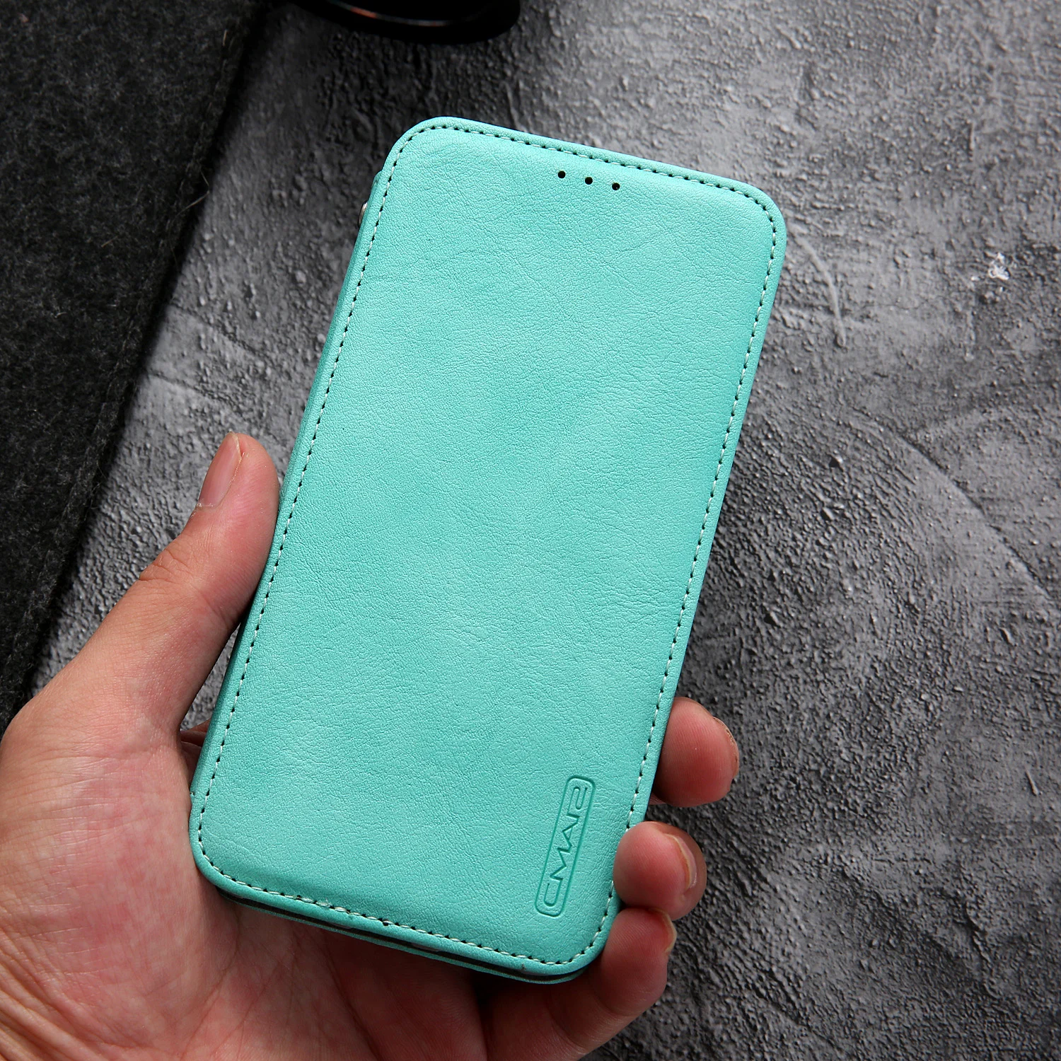 Чехол книжка из искусственной кожи с откидной подставкой для iPhone 12 Mini Pro 7 8 Plus 11 Max