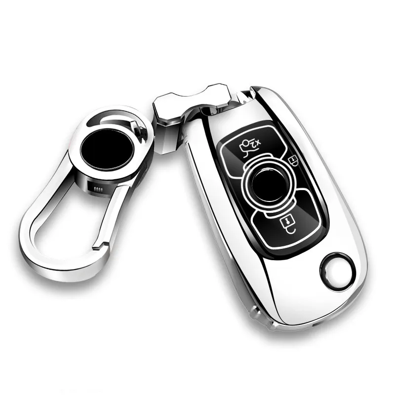 

Soft TPU Car Key Cover Case For Buick 2018 2019 Verano GL6 Excelle Key Ring Chain Car Styling