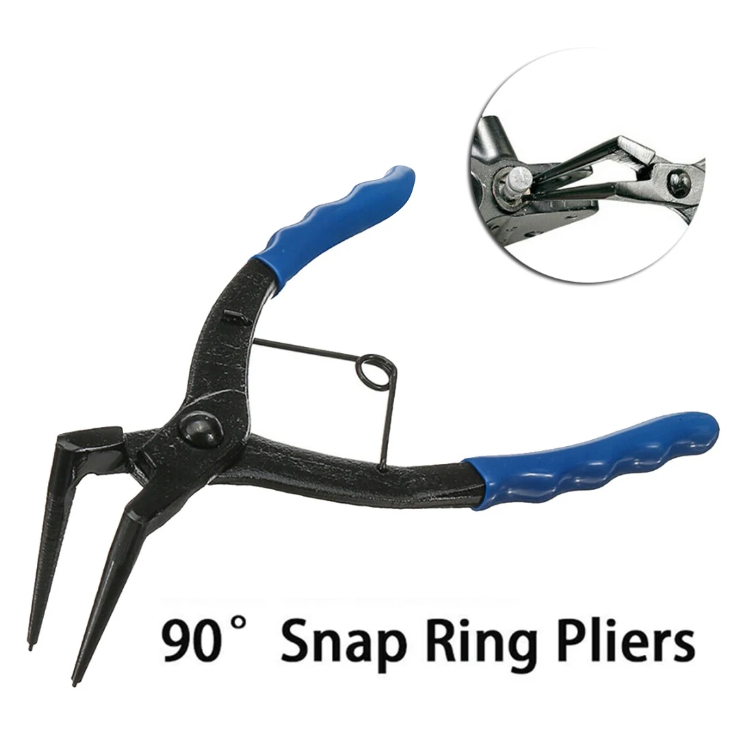 

1pc 90° Bent Nose Internal External Pliers Retaining Clips Multifunctional Snap Ring Circlip Pliers For Hand Tool