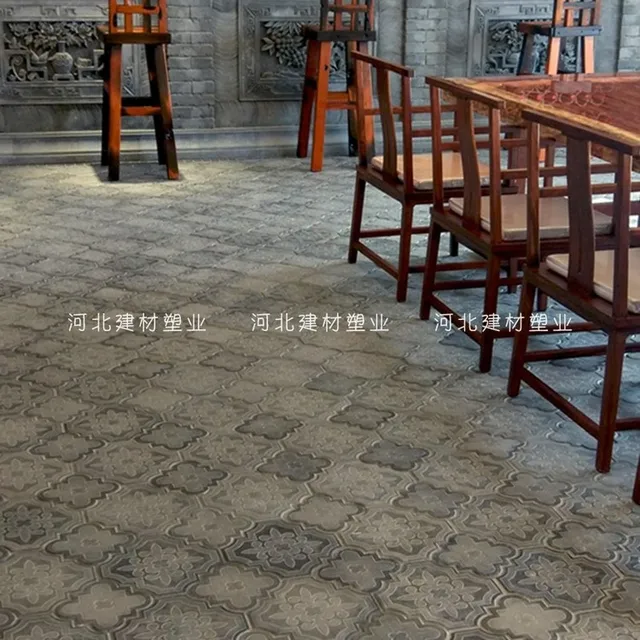 2Db Cement Antik Virág Tégla Penész Négyzetkerti Falkészítés 3D -S Faragófaragó Műanyag Burkolat Formák 30X30X5Cm - Image 6