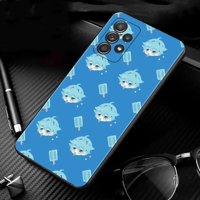 Cartoon Genshin Impact Case For Samsung Galaxy A51 A71 A41 A31 A11 A01 A72 A52 A42 A32 A22 A21s A02s A12 A02 Phone Shell Capa B12