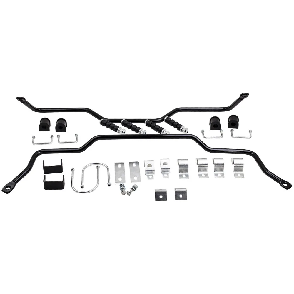 for Chevy Car Bel Air Nomad 1955 56 57 Front & Rear Sway Bar Bars w/Linkage Kit for Chevy Car Bel Air Nomad 1955 56 57 Front & Rear Sway Bar Bars w/Linkage Kit
