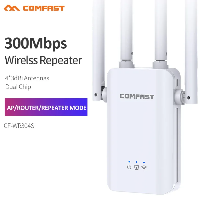 Répéteur Wi-Fi sans fil comfast wr302s, 300Mbps, 2