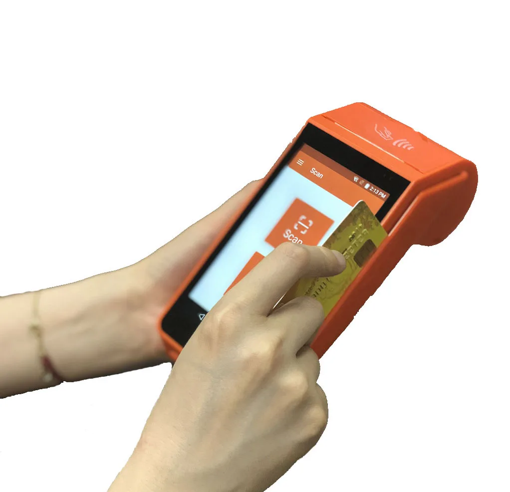 Airtime торговый автомат Android Pos платежный терминал с принтером NFC IC Mag кардридер |