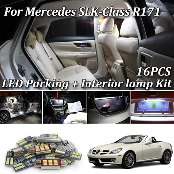 

16x LED Parking city bulb interior light lamp Kit For Mercedes Benz SLK class R171 SLK200 SLK280 SLK300 SLK350 SLK55 AMG (04-10)