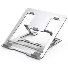 Подставка для ноутбука из алюминиевого сплава, портативная Магнитная Складная подставка для ноутбука, держатель для Macbook Pro, регулируемый охлаждающий кронштейн для компьютера