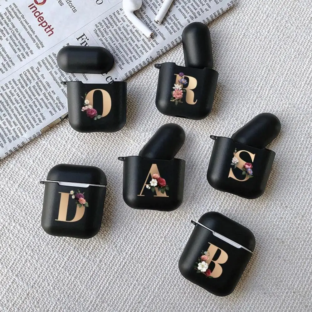 Чехол для AirPods 2 1 Pro 3 силиконовый с буквами и | Мобильные телефоны аксессуары