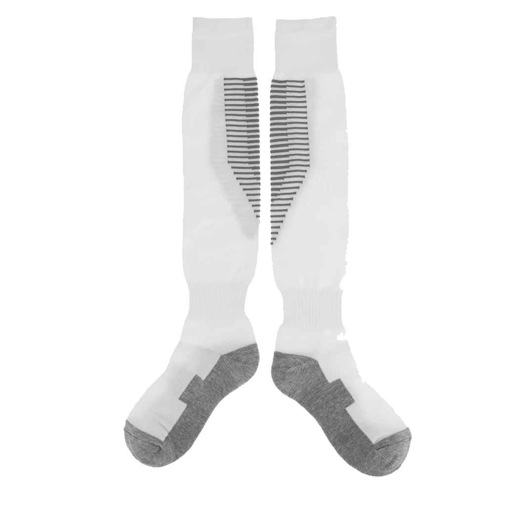 Футбольные гольфы, высокие полосатые спортивные носки, Компрессионные носки для спортивных игр, дышащие носки для мужчин и взрослых