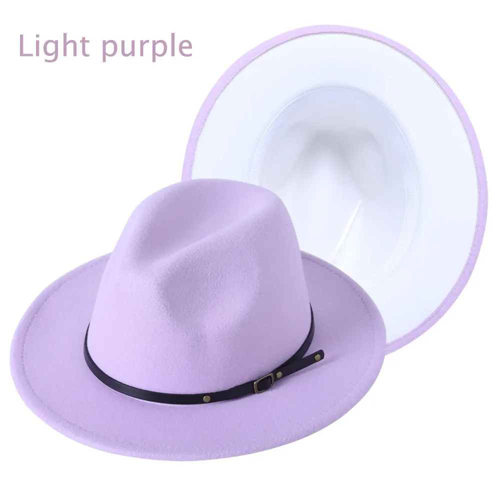 Light Purple Hat Fedora Mens Purple Fedora Hats White Purple Hats