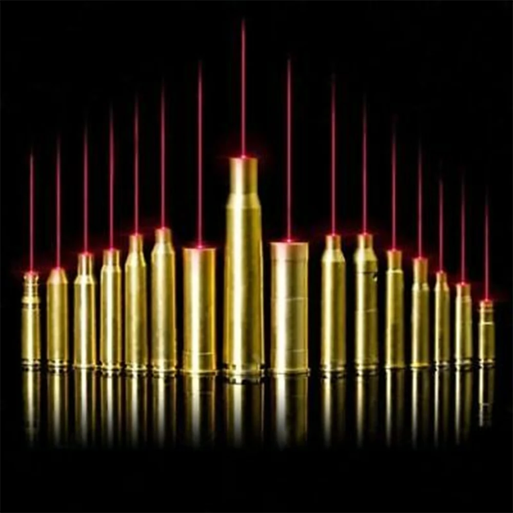 Красный точечный лазерный латунный медный картридж CAL Boresight тактический лучевой