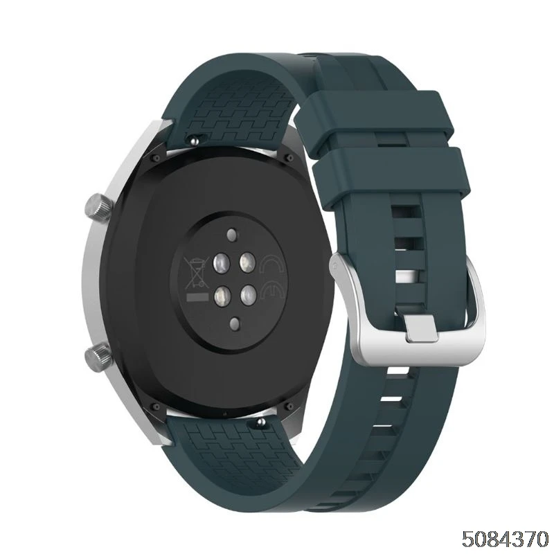 Спортивные наручные силиконовые часы ремешок для huawei Часы GT2 46 мм gear S3 Classic