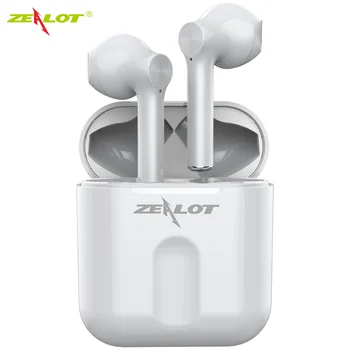 

NEW Zealot T2 Mini TWS Earbuds Bluetooth V5.0 In-Ear Wireless Sport Earphones Tap Control Headset Handsfree + Charging Case