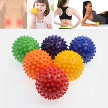 

Durable PVC Spiky Massage Ball Trigger Point Sport Fitness Hand Foot Pain Relief Plantar Fasciitis Reliever Hedgehog 7cm Balls