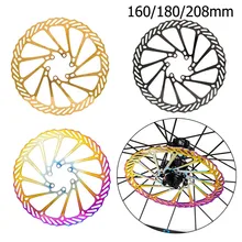 

Bike Disc Brake Rotor 160/180/203mm Hydraulic Disc Pad With 6 Bolts for Shiman-o Efficiency High Quality High Safety Lightweight
