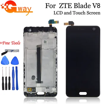 

FSTGWAY For ZTE Blade V8 LCD Display and Touch Screen frame Assembly Repair 5.2'' Mobile Phone Accessories For ZTE Blade V8