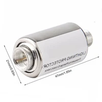 Световой разрядник 5-2400 МГц Lightning Protector Приемник спутникового телевидения Устройства Lightning Arrester Коаксиальная молниезащита ТВ — изображение 4