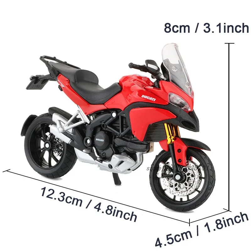 Мотоциклы Maisto 1/18 в масштабе 1:18 Ducati Multistrada 1200S мотоциклы модели с литыми дисплеями