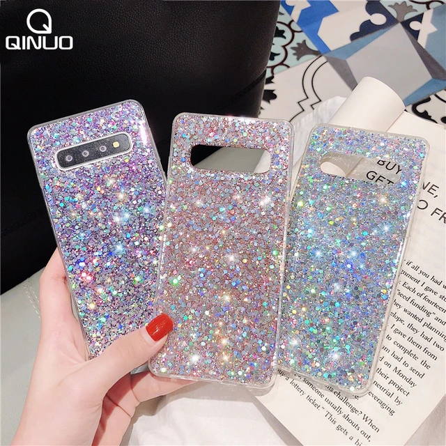 Glitter Case Samsung Galaxy Note 10 Plus  Samsung Galaxy S10 Plus Case  Glitter - Mobile Phone Cases & Covers - Aliexpress