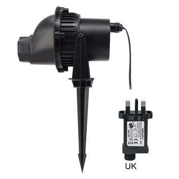 

Garden Halloween Decorative Film Effect Projection Lamp LED 3D Outdoor Christmas Party Romantic ABS With Remote Controller Home