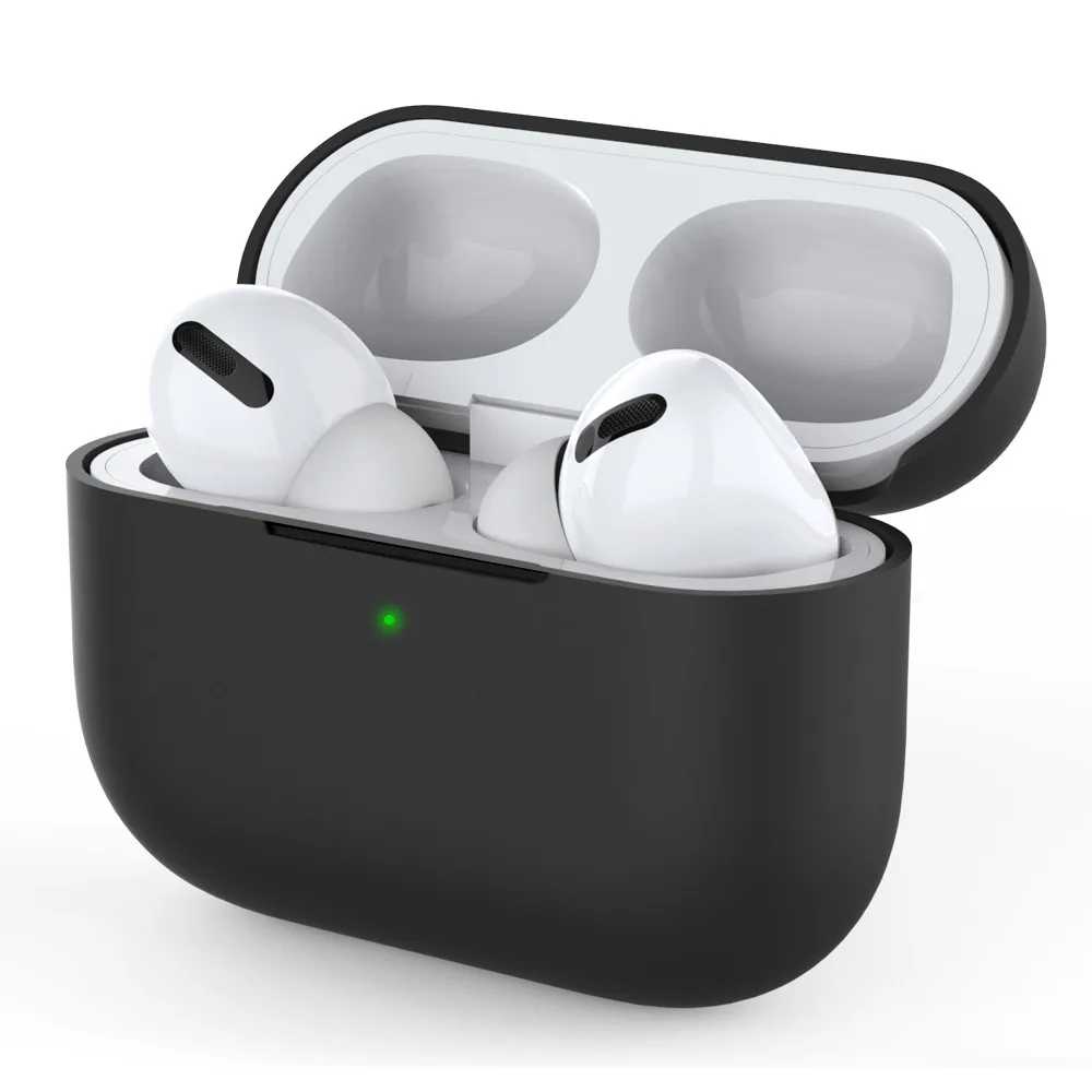 Чехол для AirPods Pro, защитный чехол с зернистой текстурой личи, аксессуары для AirPods, чехол для переноски с брелком, Новое поступление - Цвет: 1