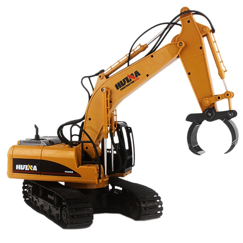 

Huina 1570 1:14 2.4G 16Ch Rc Legering Log Grijpen Machine Met Onafhankelijke Armen Auto Demonstratie Functie