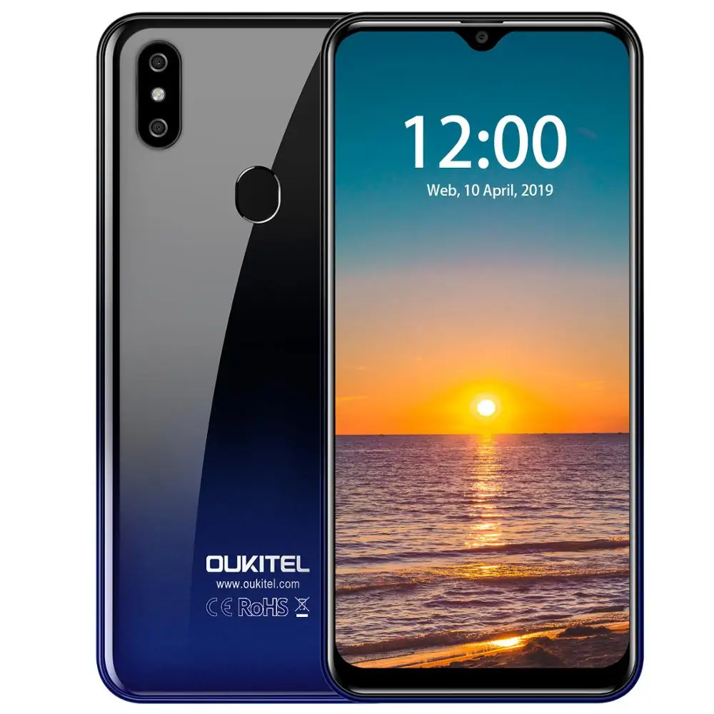 

OUKITEL C15 Pro+ Smartphone 6.088 inch 3GB RAM 32GB ROM 3200mAh Mobile Phone Fingerprint Face ID 4G LTE Android 9.0 Cellphone